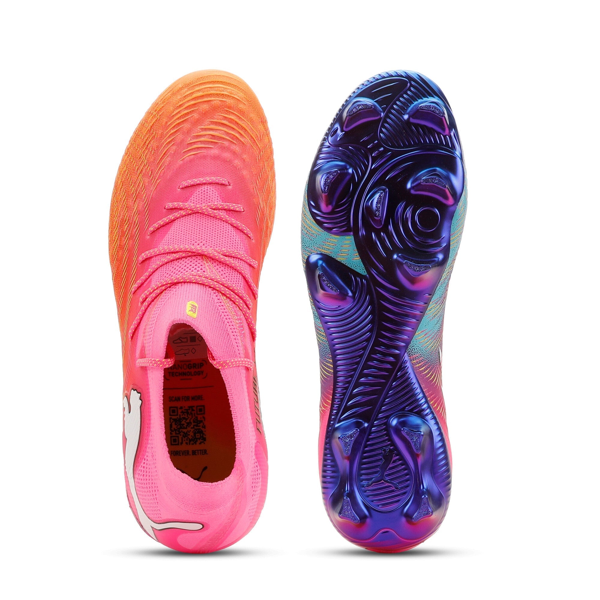 PUMA FUTURE 9 Ultimate FG soccer cleats outsole view