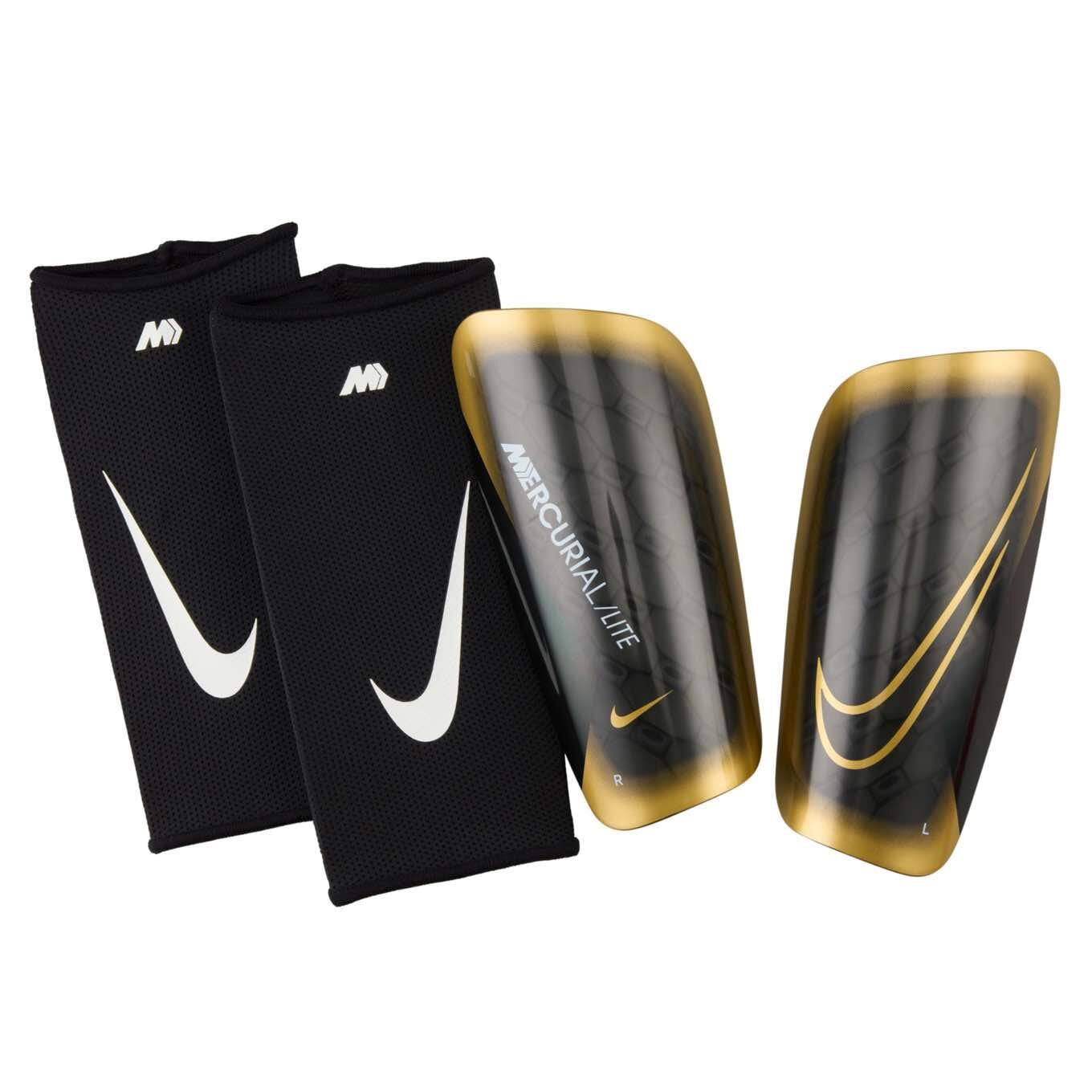 Nike Mercurial Lite Shin Guards Nike Black / Gold XS
