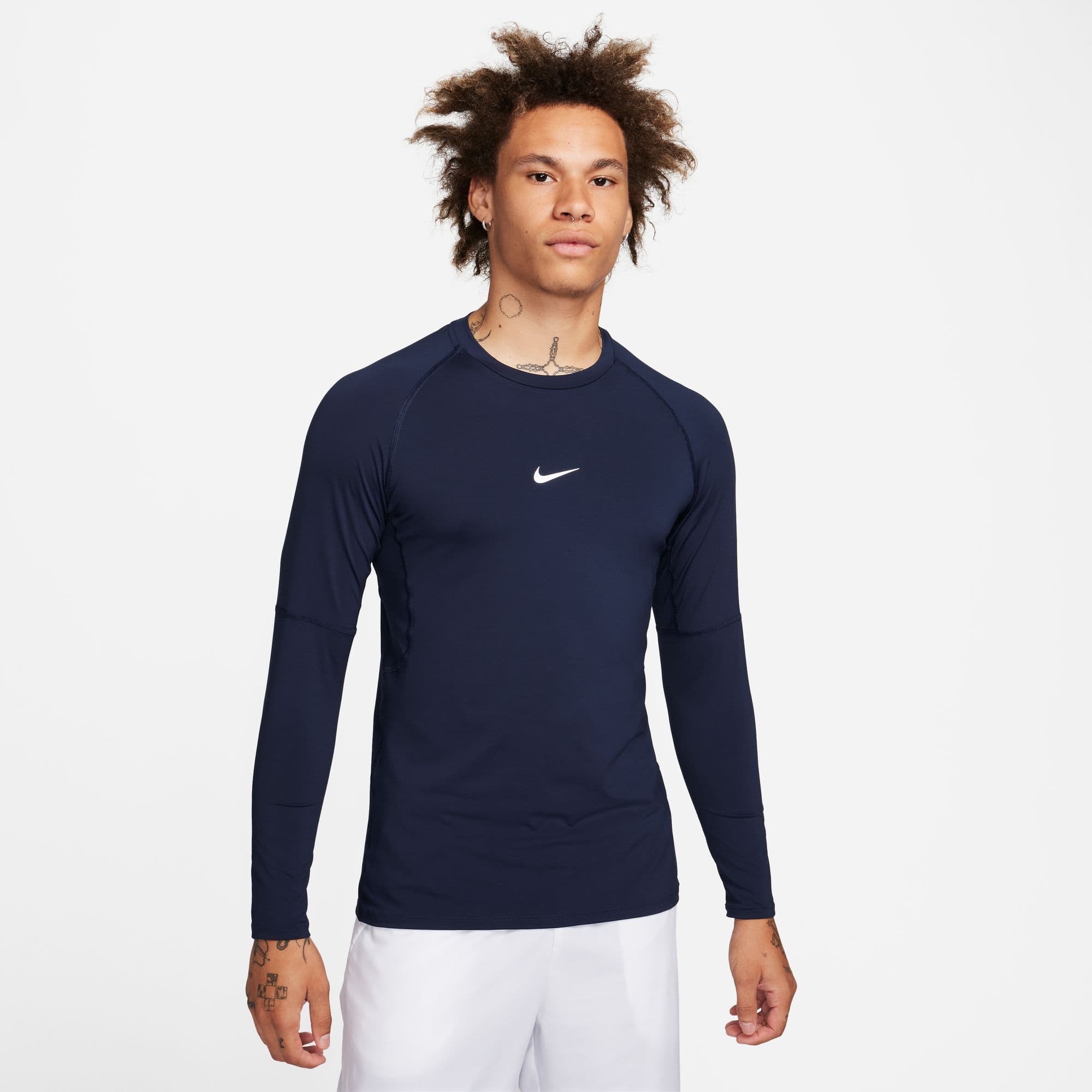 Nike Pro Training Tops Nike Navy 2XS