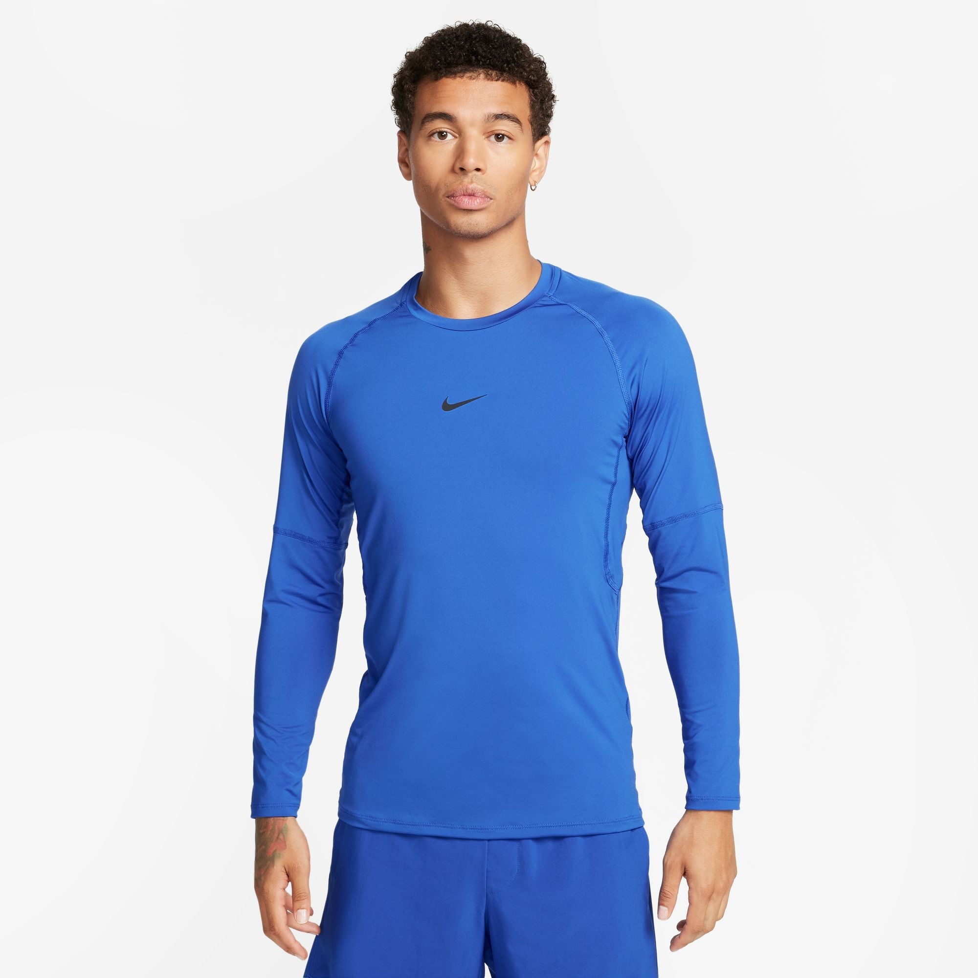 Nike Pro Training Tops Nike Blue 2XS