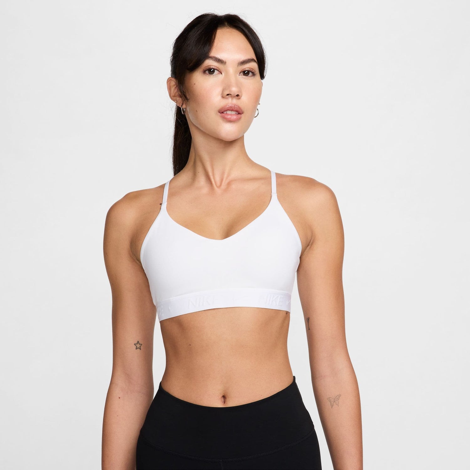 Nike Indy Light Support Sports Bras Nike White 2XS