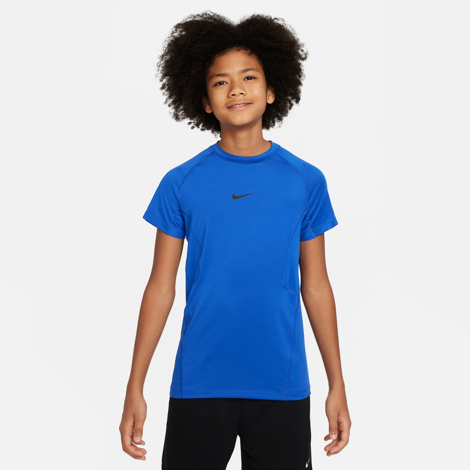 Nike Pro Training Tops Nike Blue YXS