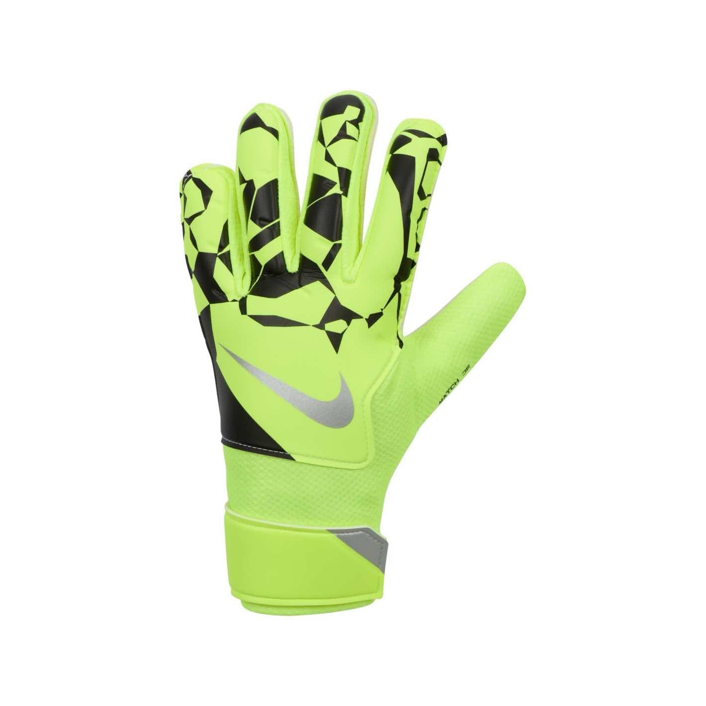 Nike Match Jr. Soccer Gloves Goalie Gloves Nike Yellow 3