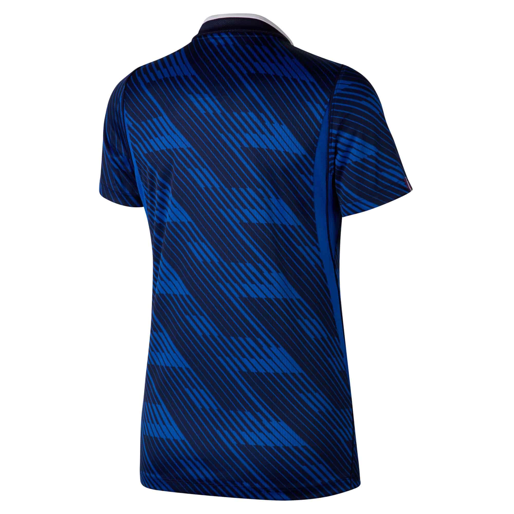 France 2026 Stadium Home Jersey Women back view in blue