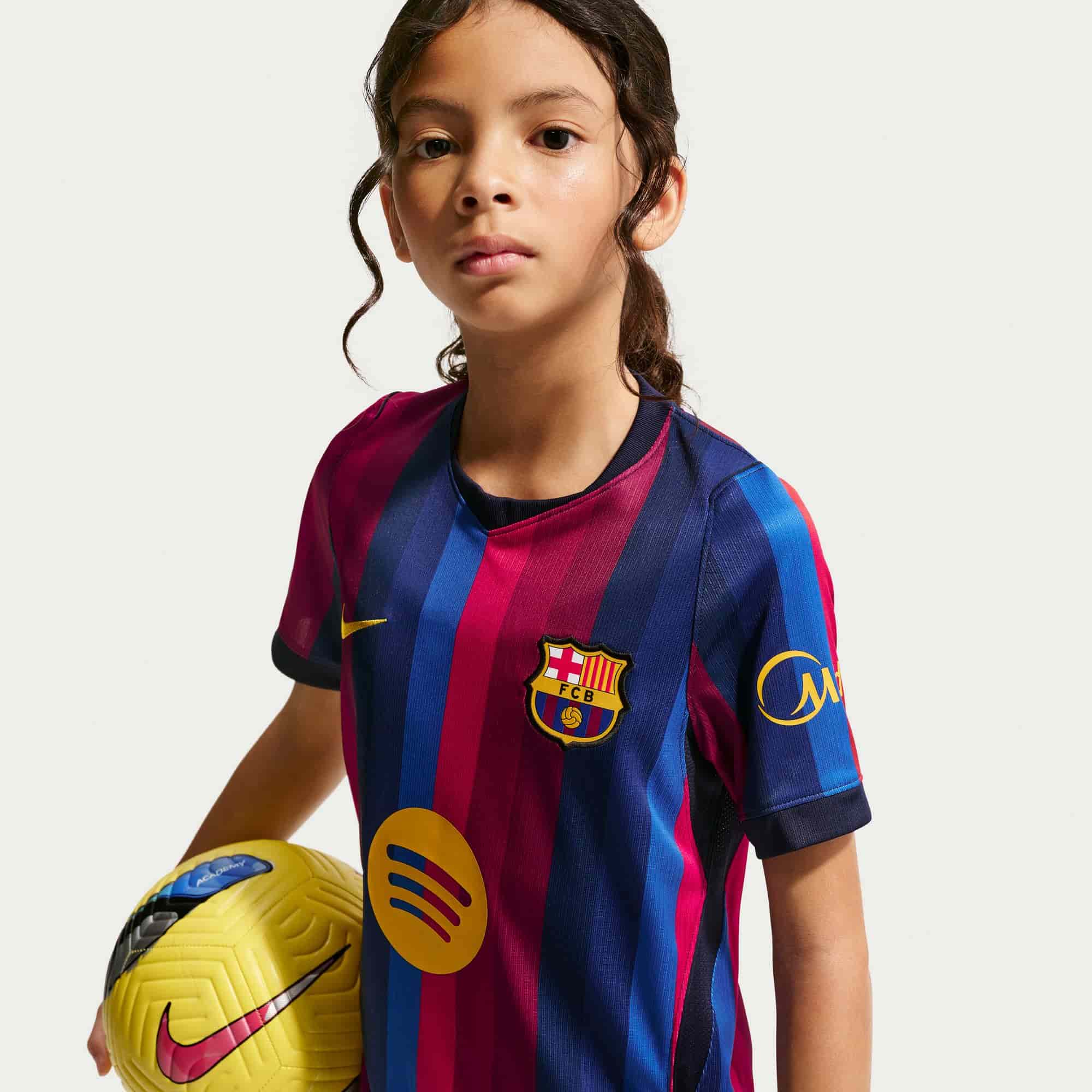 FC Barcelona 2026/27 Stadium Home Jersey Youth Official Jerseys Nike