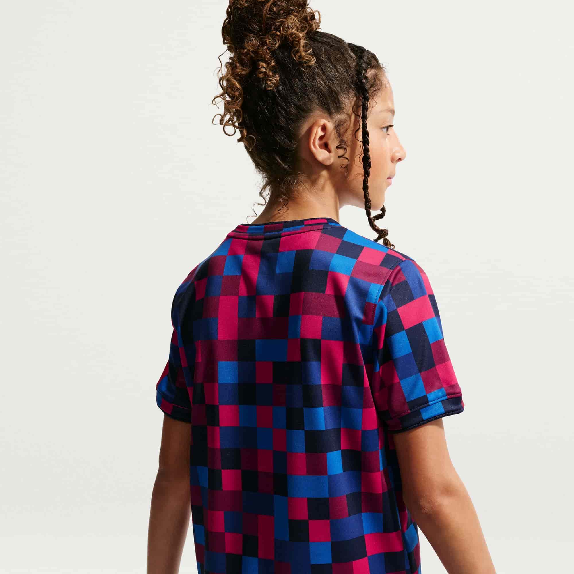 FC Barcelona Pre-Match Jersey Youth Pre-match Tops Nike