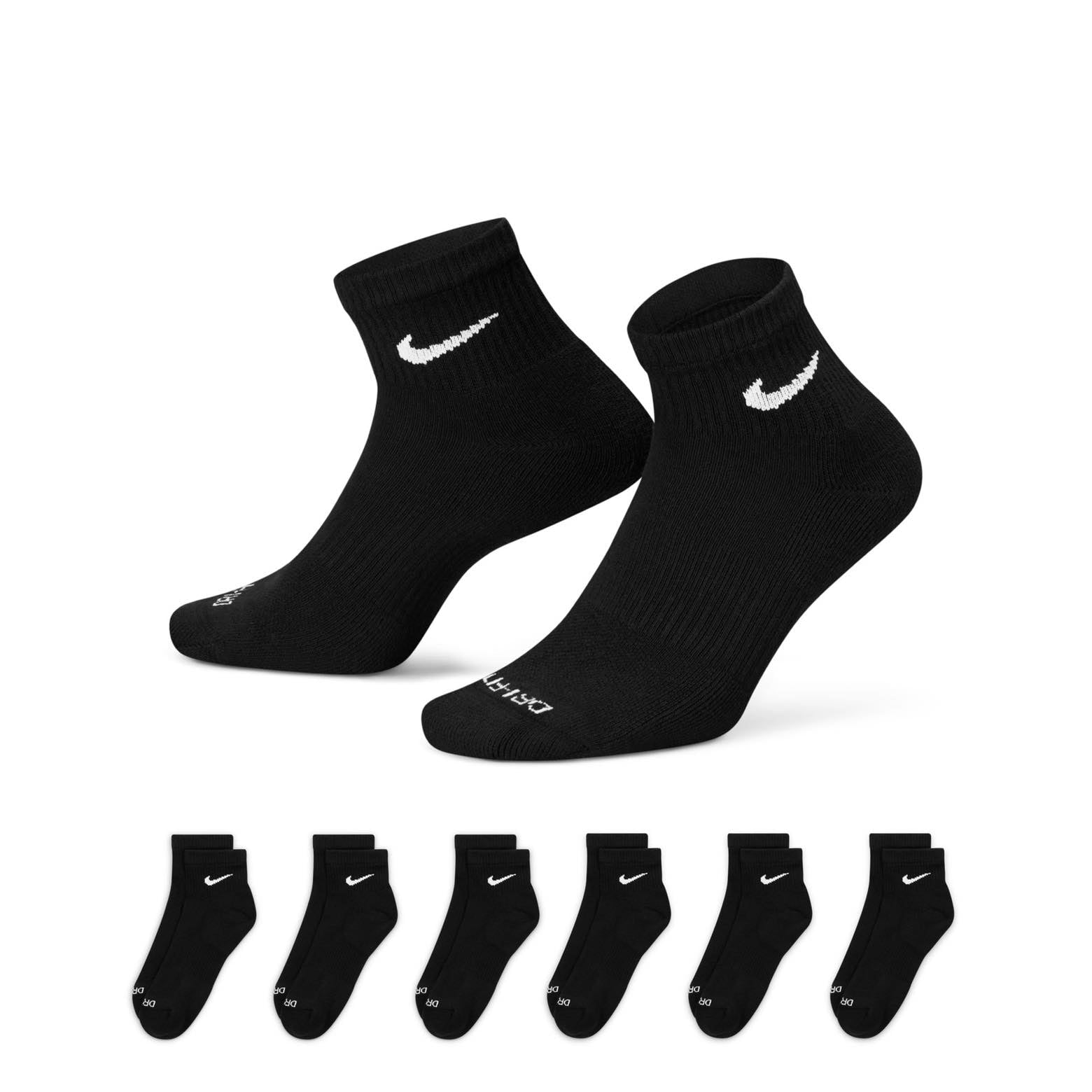 Nike Everyday Plus Cushioned Training Socks Nike Black S