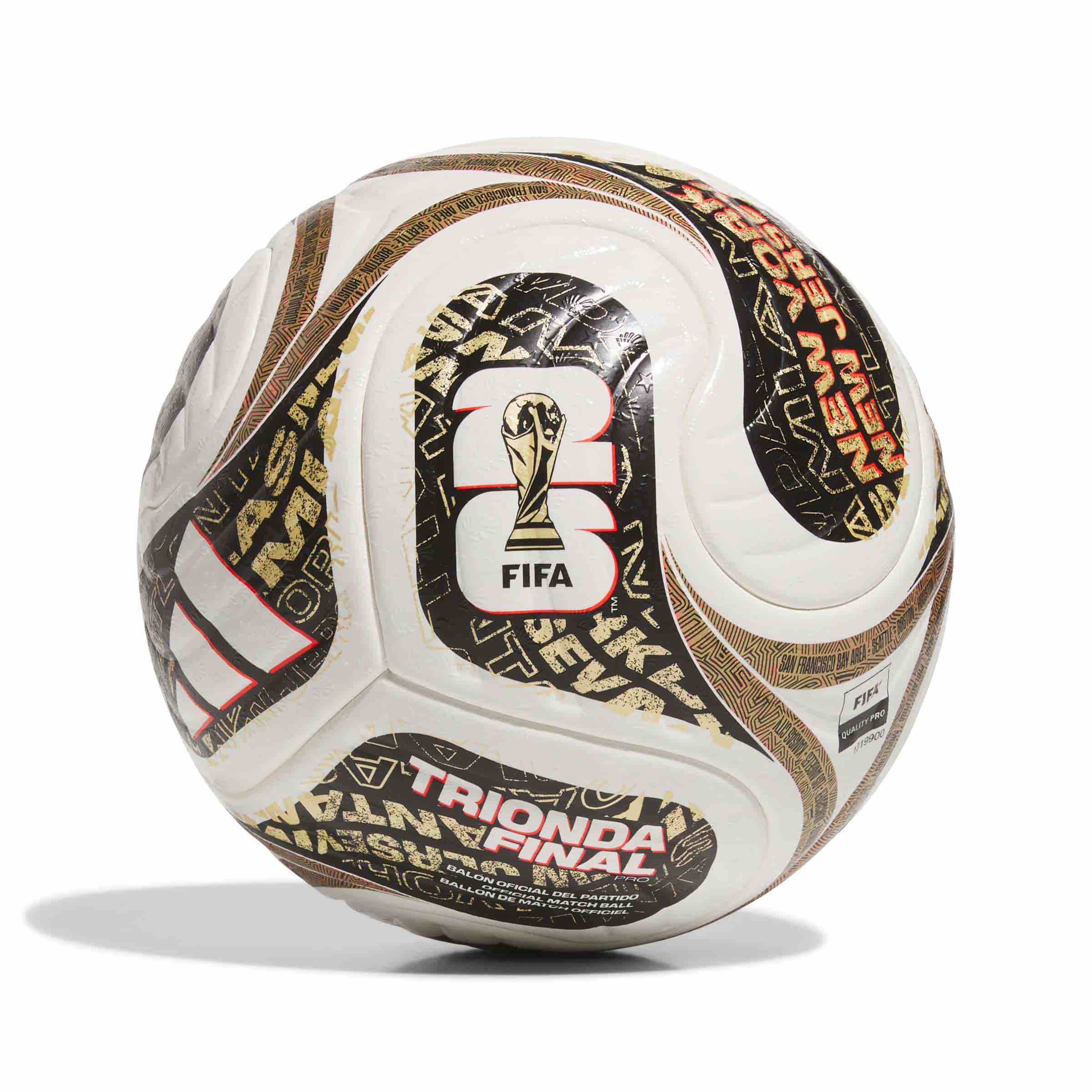adidas FIFA World Cup 26 Trionda Finals Pro Soccer Ball Official Balls adidas White 5