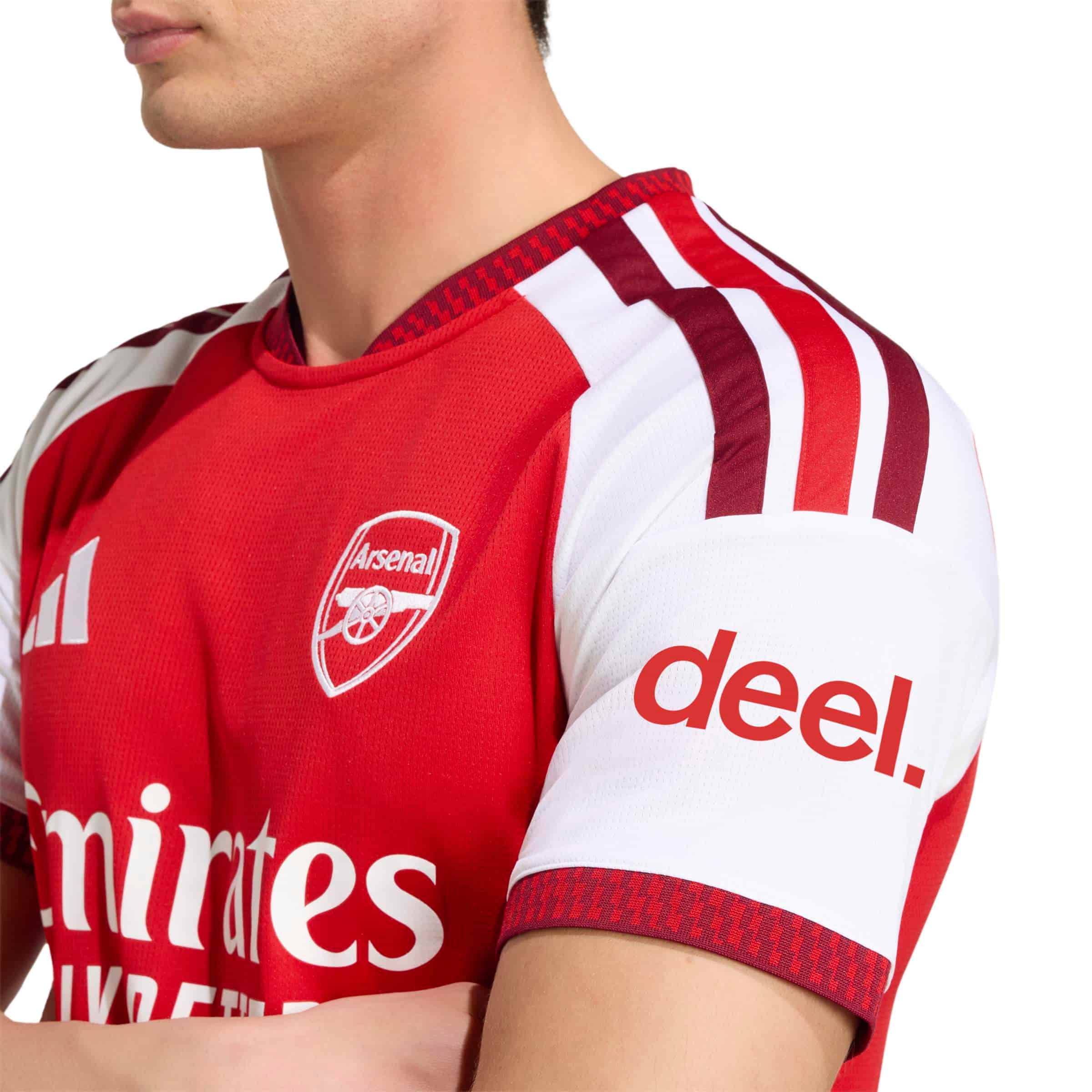 Arsenal FC 26/27 Home Jersey Chest Detail