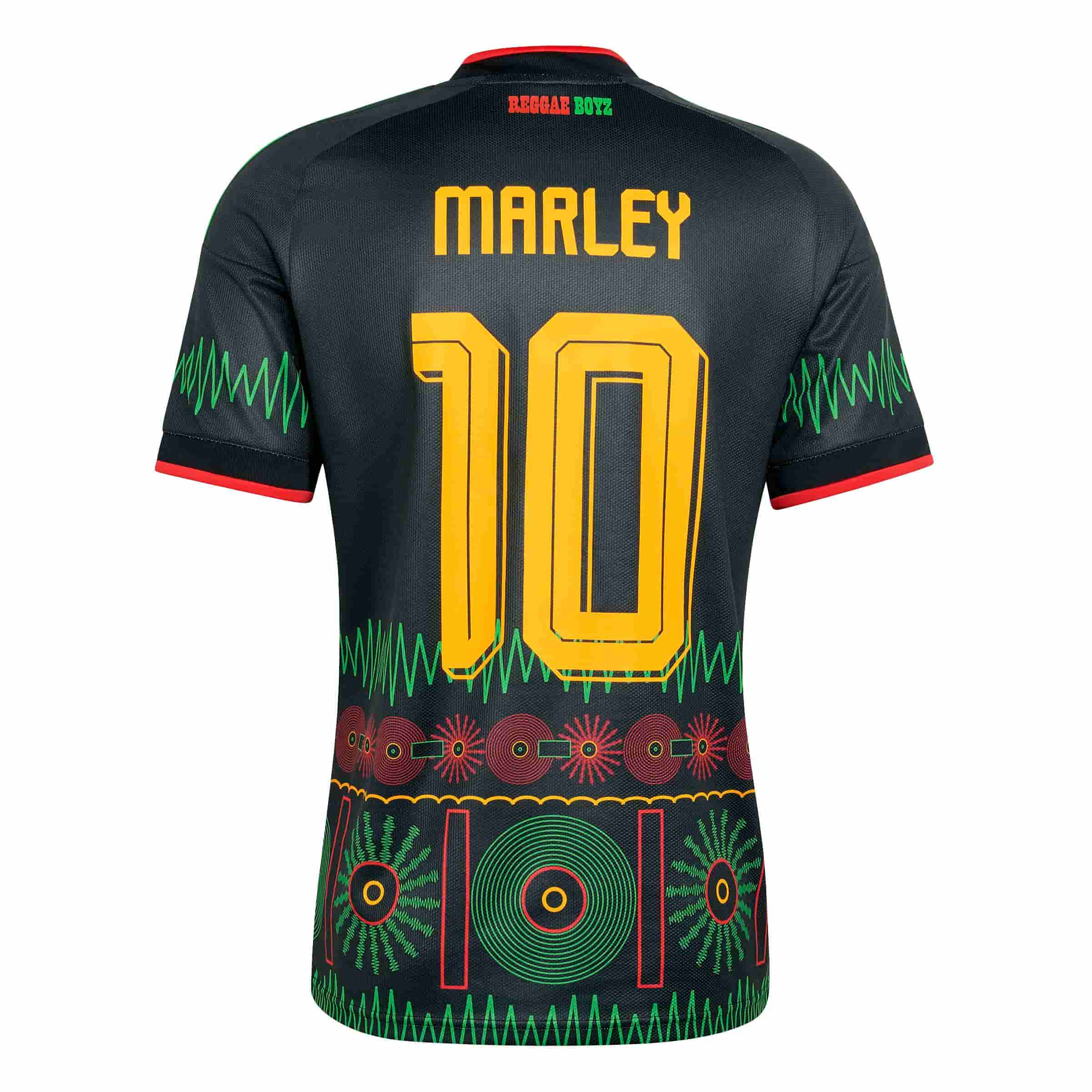Jamaica 26 x Bob Marley Away Jersey Official Jerseys adidas