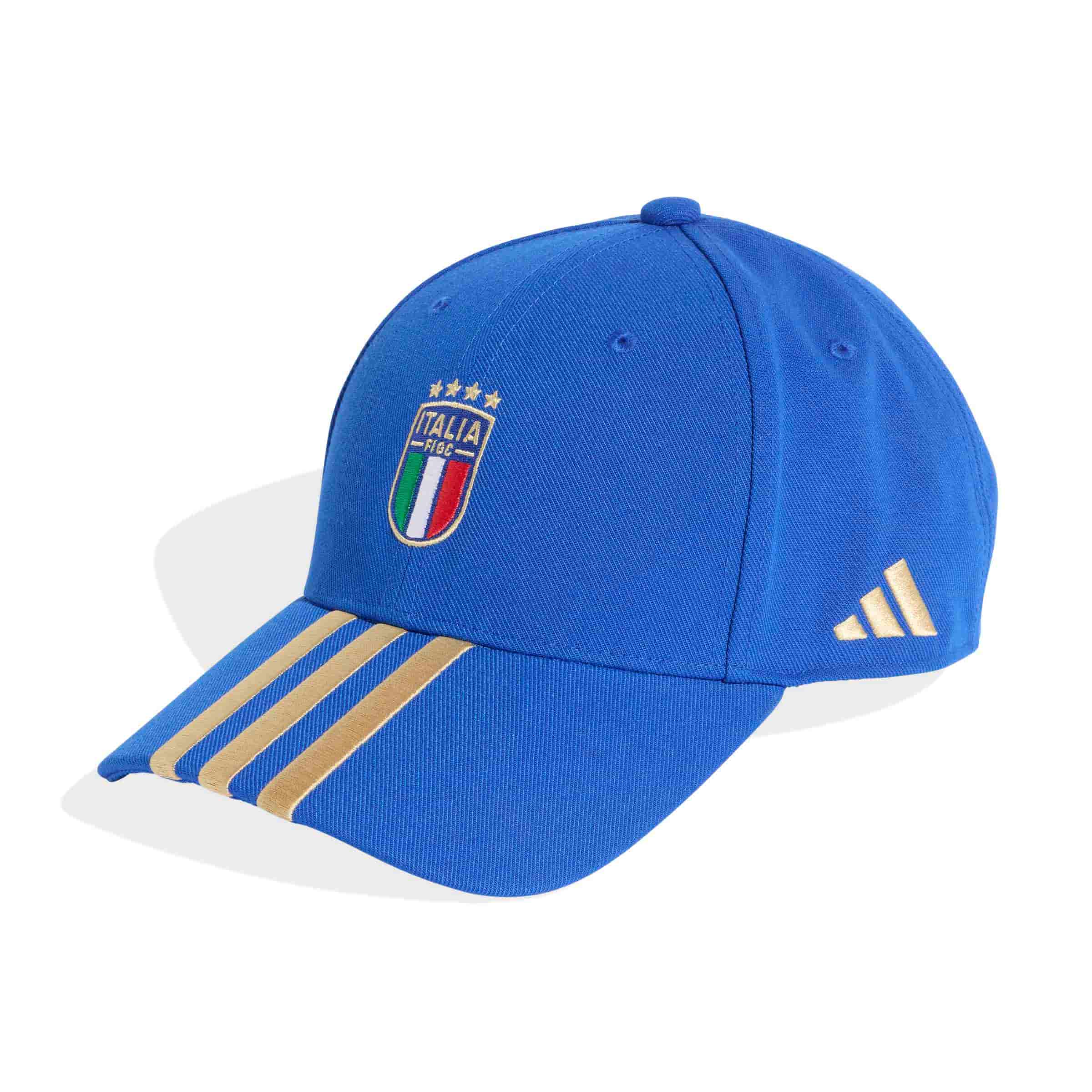 Italy Football Cap Hats adidas Blue ONE SIZE