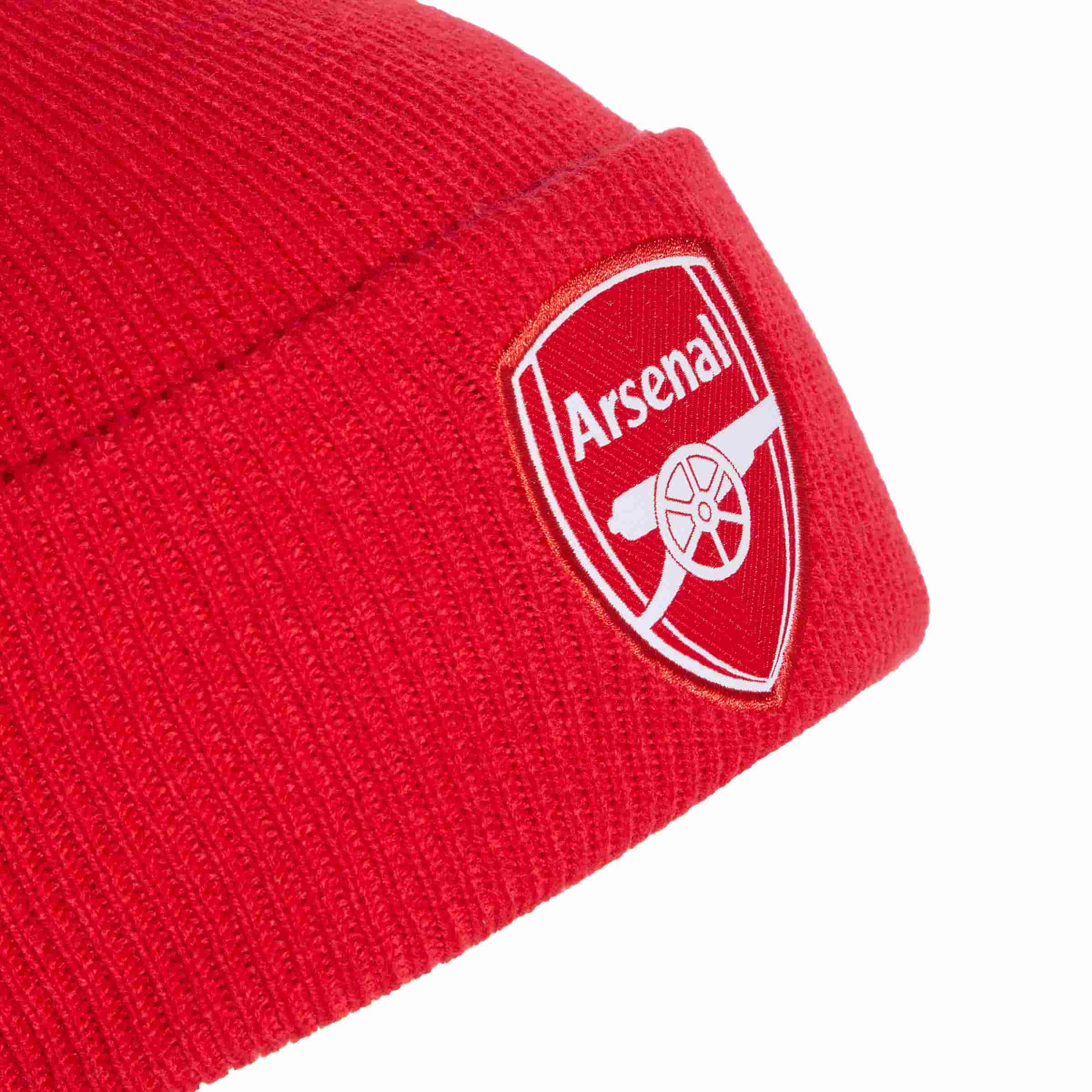 Arsenal FC Woolie Hat crest detail