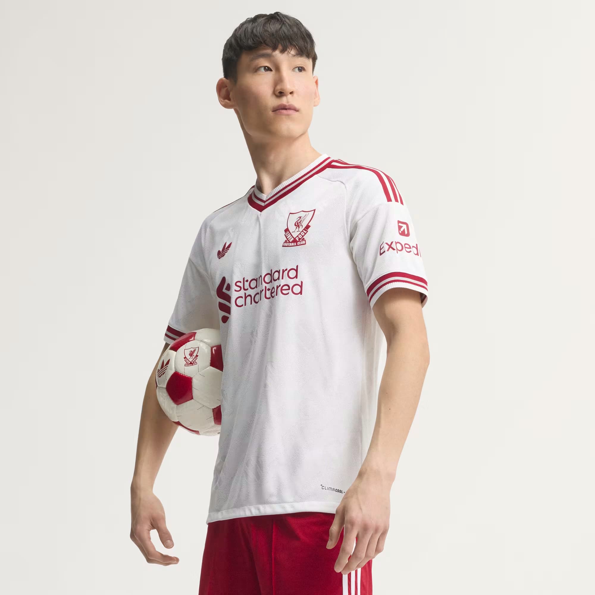 Liverpool FC 26/27 Away Jersey Authentic Official Jerseys adidas White S
