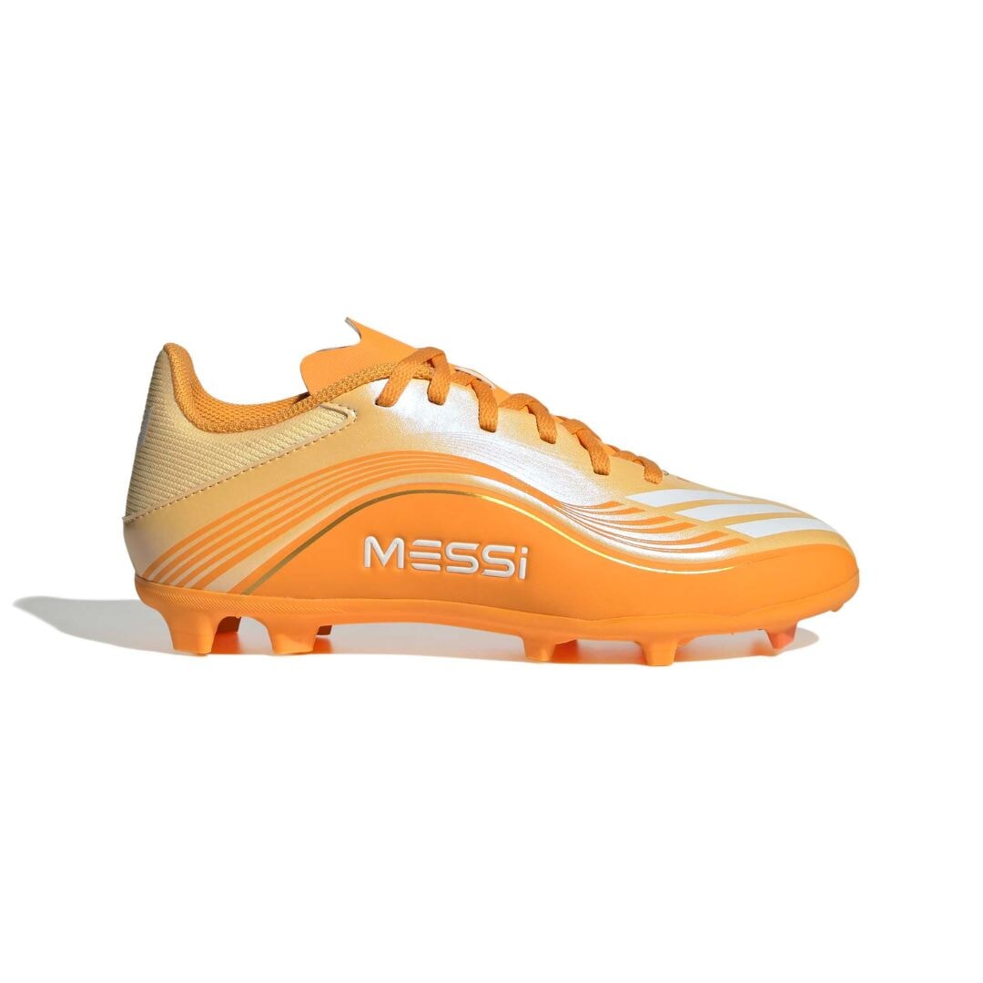 adidas F50 Messi League FG/MG Youth Firm Ground (FG) adidas Orange 10.5C