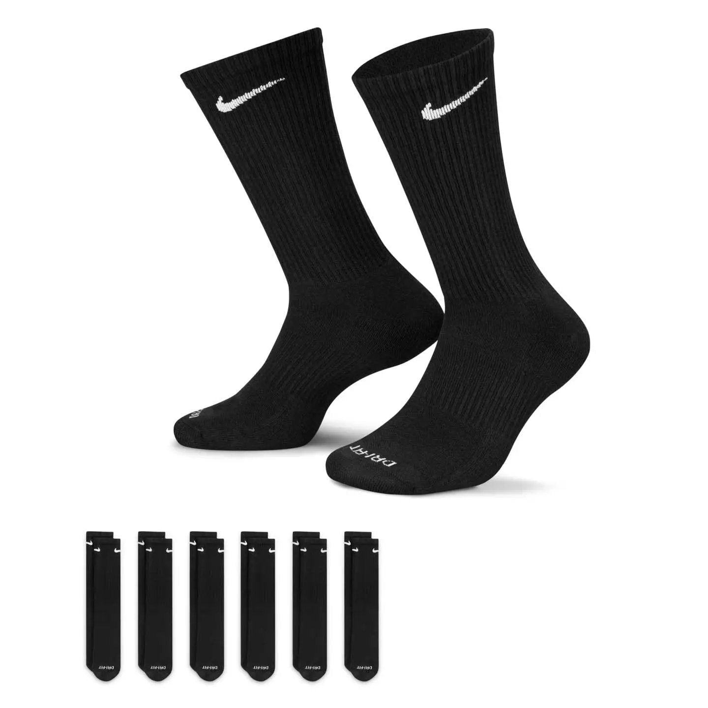 Nike Everyday Plus Cushioned Training Socks Nike Black S