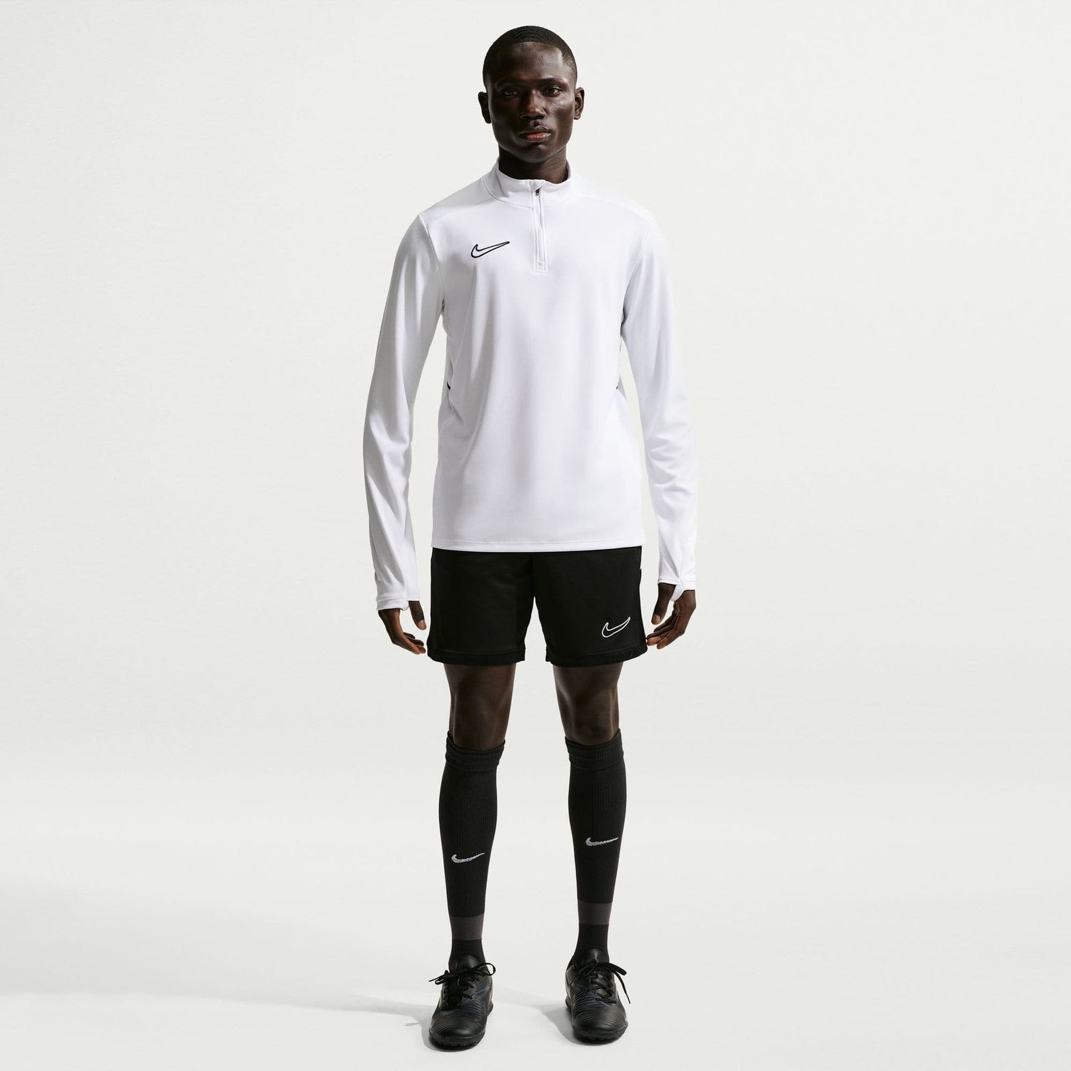Nike Academy Soccer Shorts full body view black