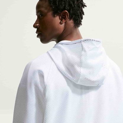 England Anthem Jacket back view with hood