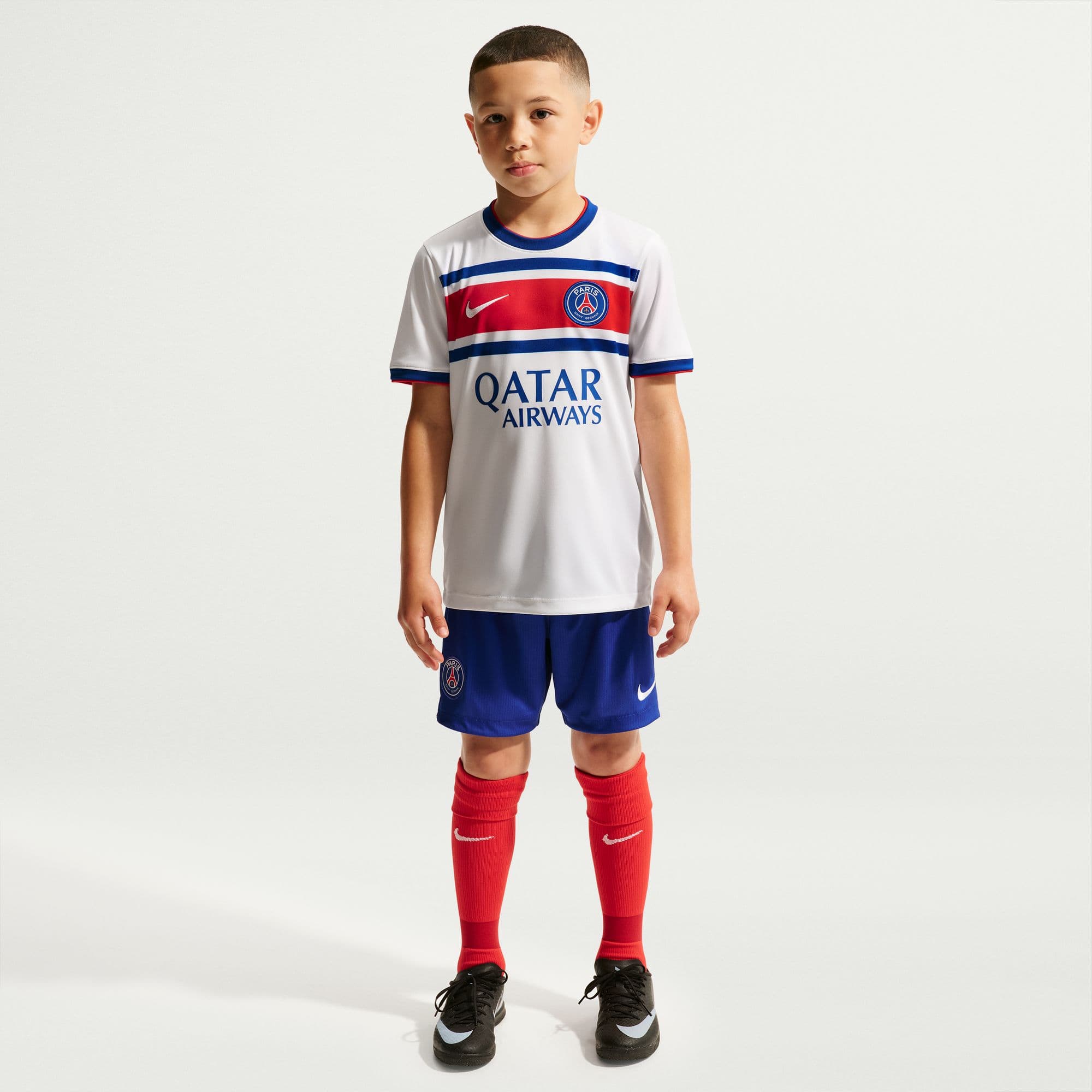 Paris Saint-Germain Home Jersey Youth Official Jerseys Nike 