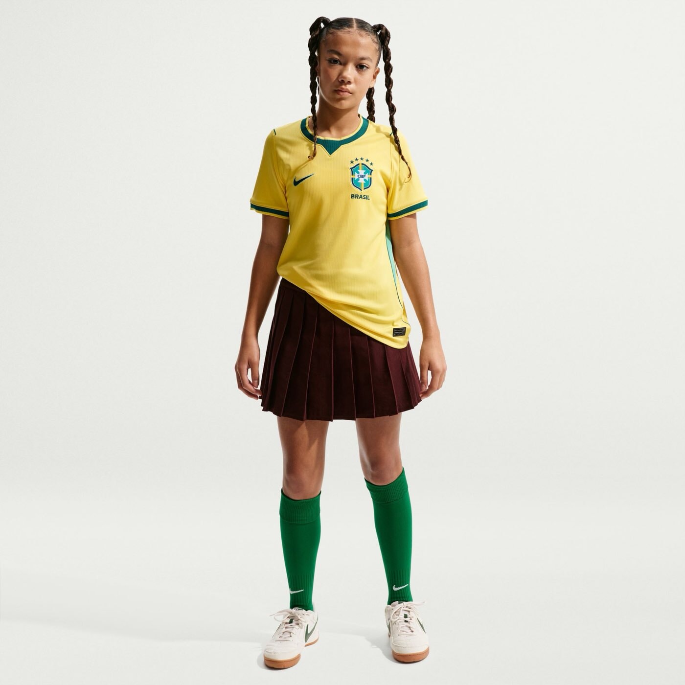 Brazil 2026 Stadium Home Jersey Youth Official Jerseys Nike 