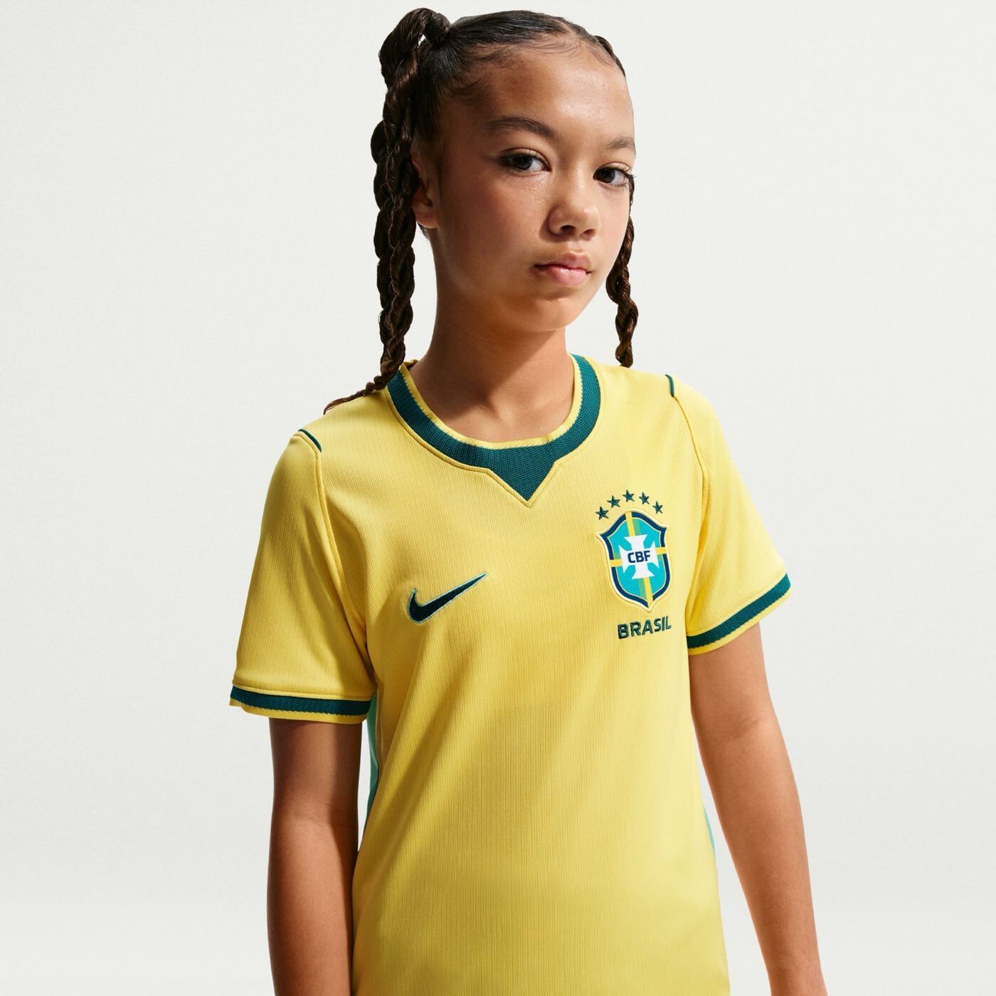 Brazil 2026 Stadium Home Jersey Youth Official Jerseys Nike 