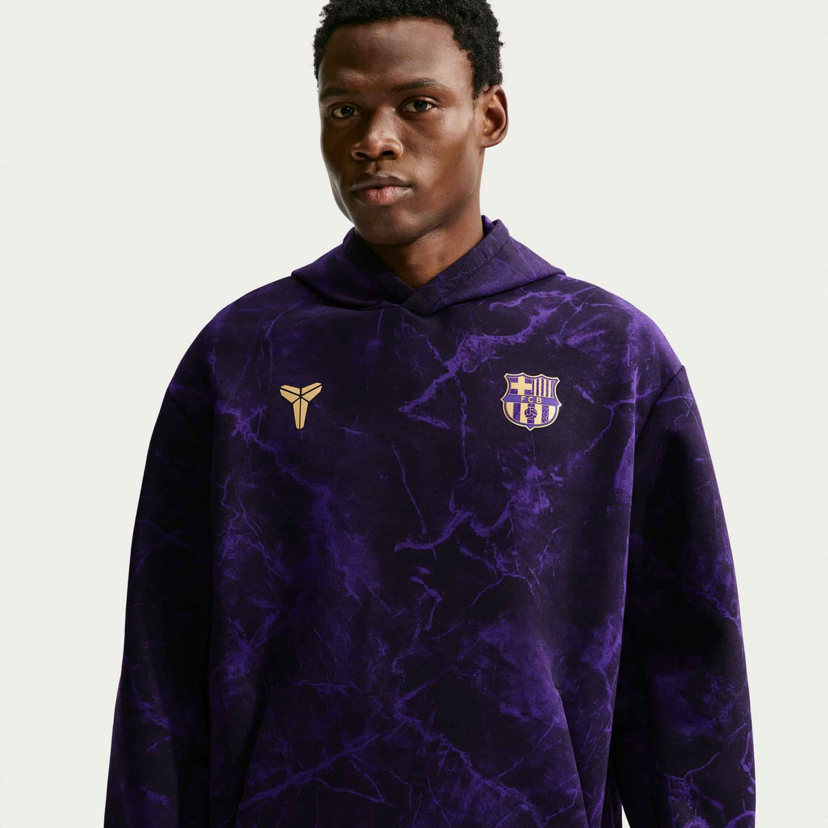 FC Barcelona Away Pullover Hoodie Hoodies Nike Black XS 