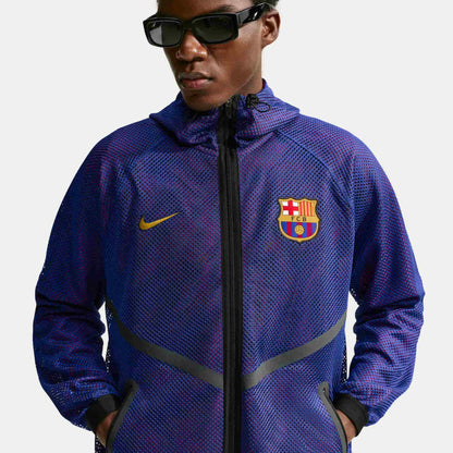 FC Barcelona Anthem Jacket Jackets Nike Blue S 