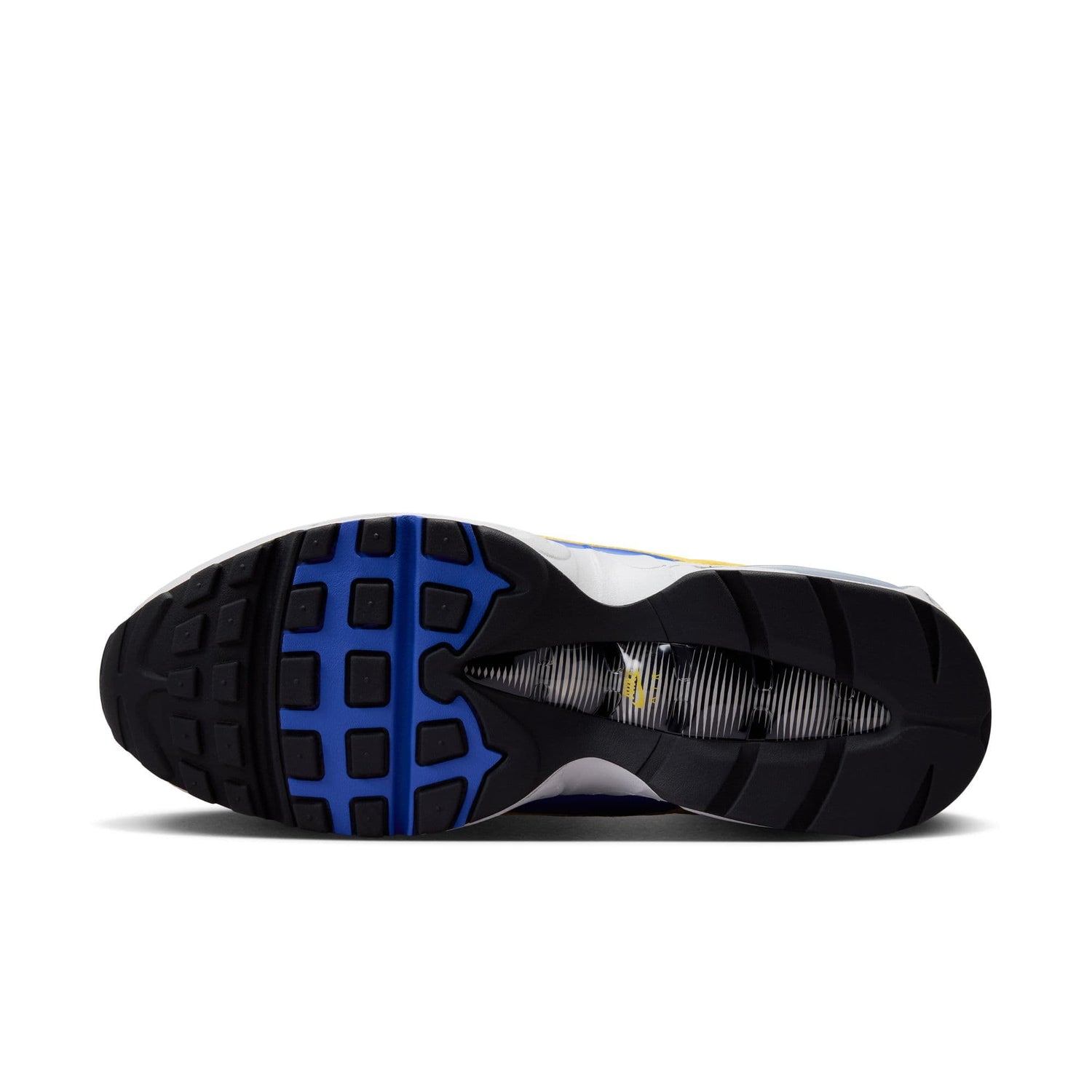 Nike Air Max Joga Bonito R9 men’s shoes in silver, blue and yellow inspired by Ronaldo Nazário’s iconic Mercurial R9