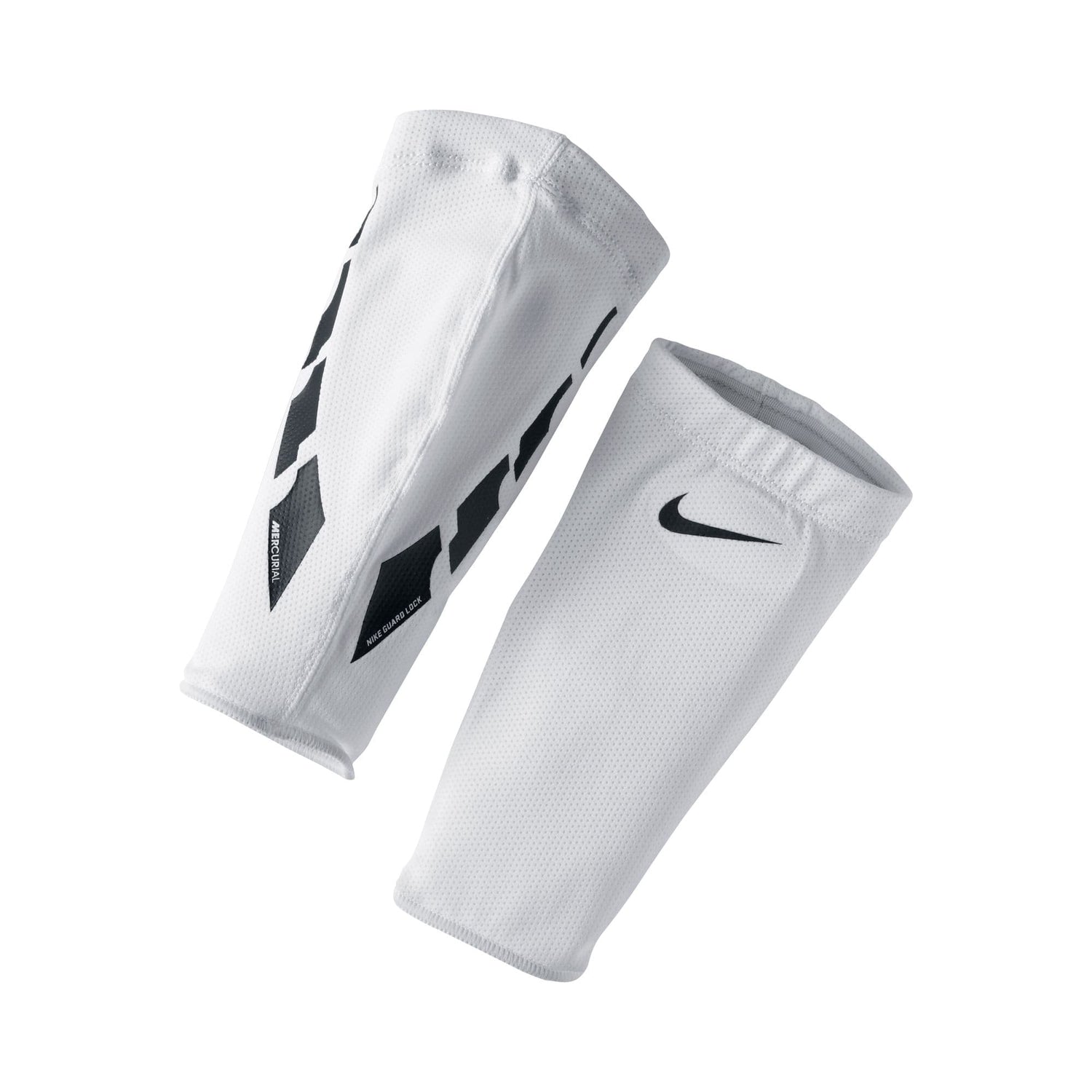 Nike Guard Lock Elite Shin Guard Sleeves Shin Guards Sleeve Nike White XS 