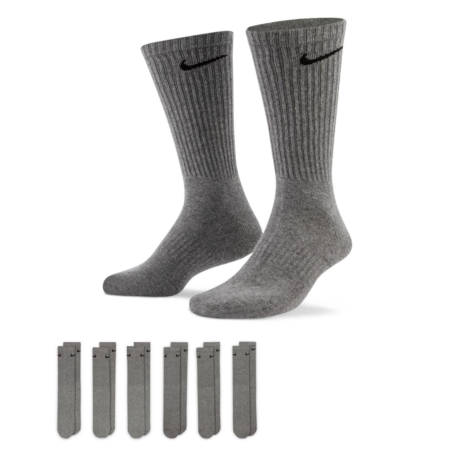 Nike Everyday Cushioned Crew Training Socks 6 Pairs with Dri-FIT