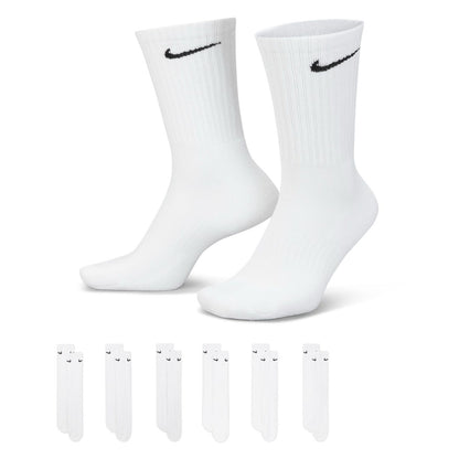 Nike Everyday Cushioned Crew Training Socks 6 Pairs with Dri-FIT