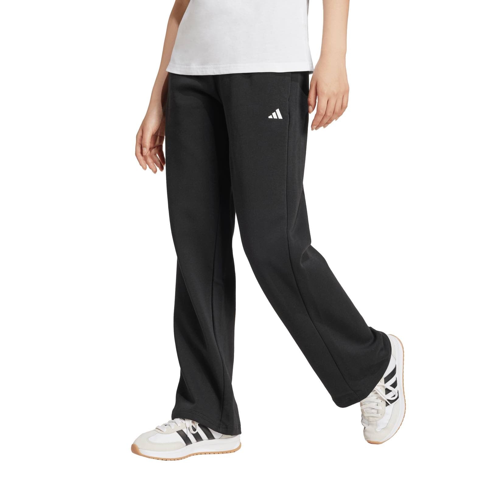 Essentials Small Logo Feel Cozy Open-Hem Pants Women Training Pants adidas 