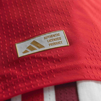 Arsenal FC 26/27 Home Authentic Jersey adidas Logo Detail