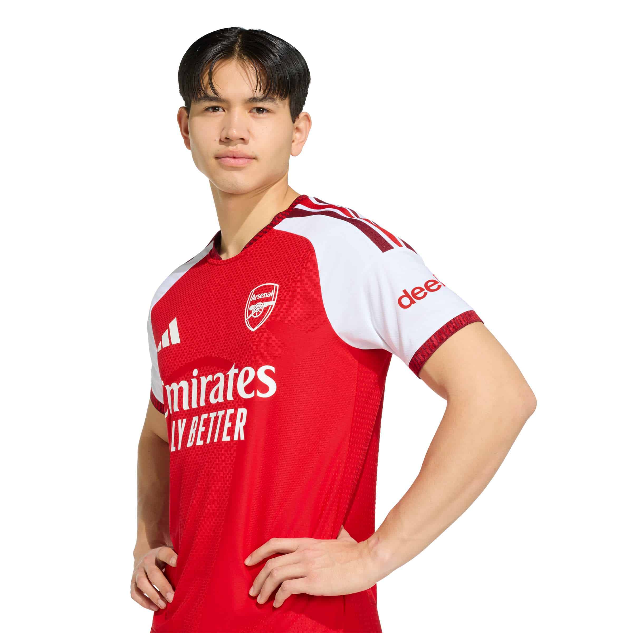 Arsenal FC 26/27 Home Authentic Jersey On Player Side View