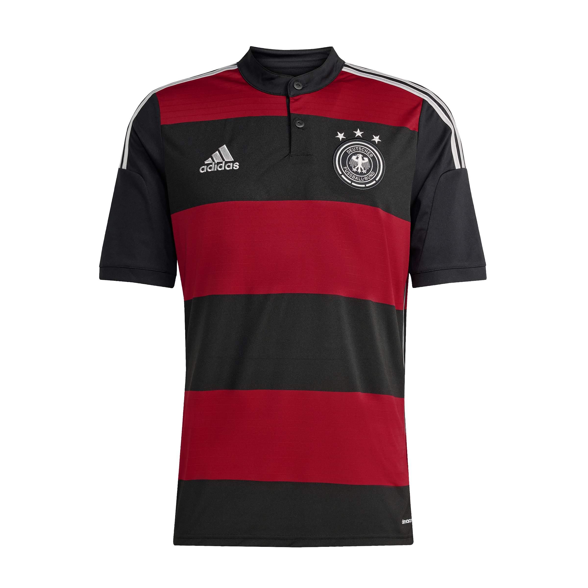 Germany 2014 Away Jersey for men with jacquard fabric and DFB crest