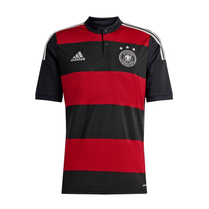 Germany 2014 Away Jersey for men with jacquard fabric and DFB crest