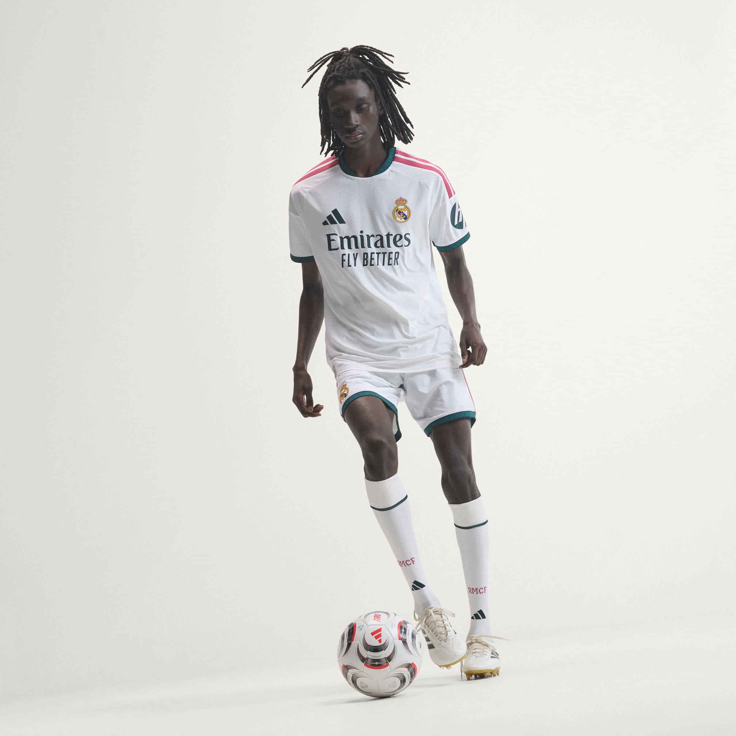 Real Madrid 26/27 Home Authentic Jersey action pose