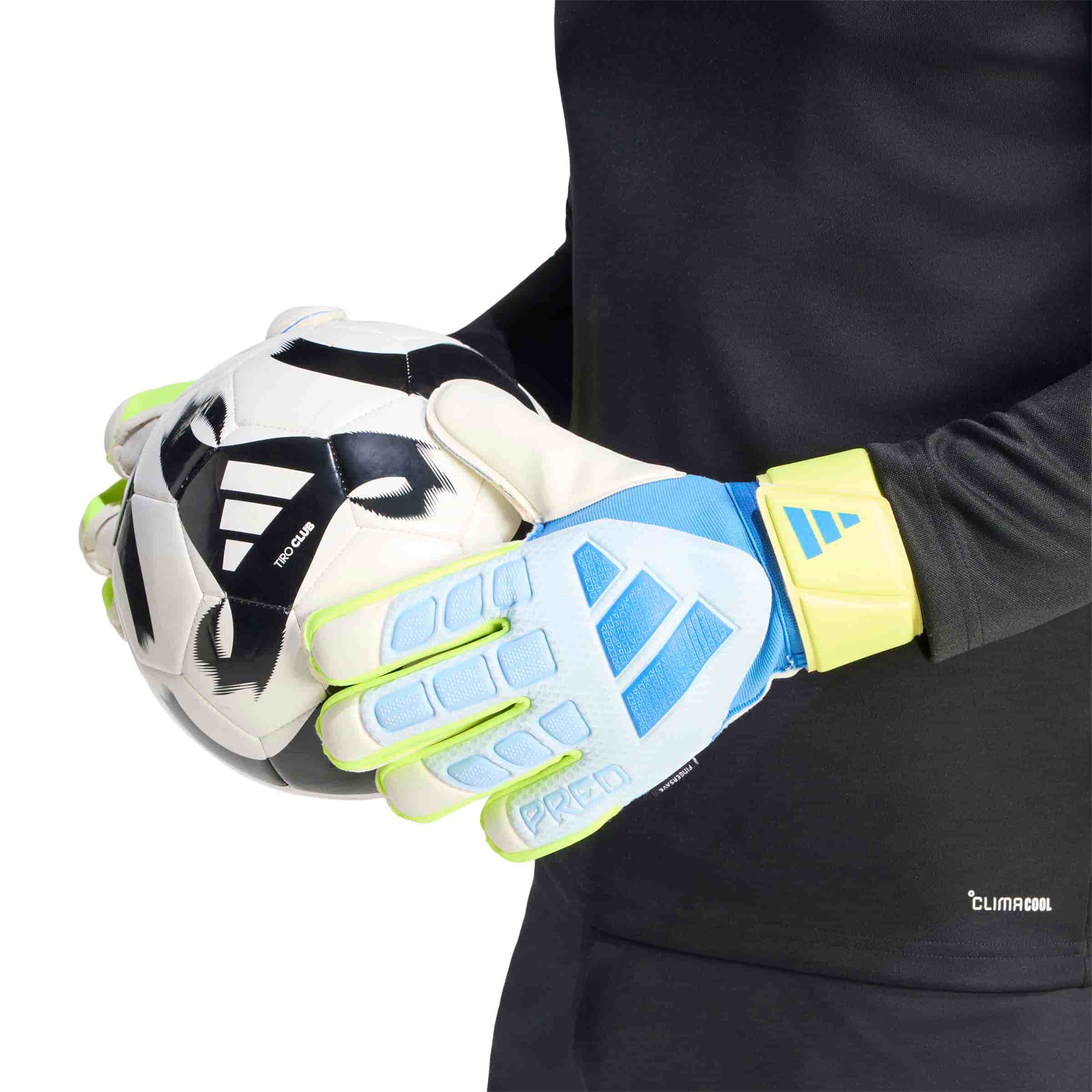 adidas Predator Match Goalkeeper Gloves Fingersave Goalkeeper Gloves adidas 