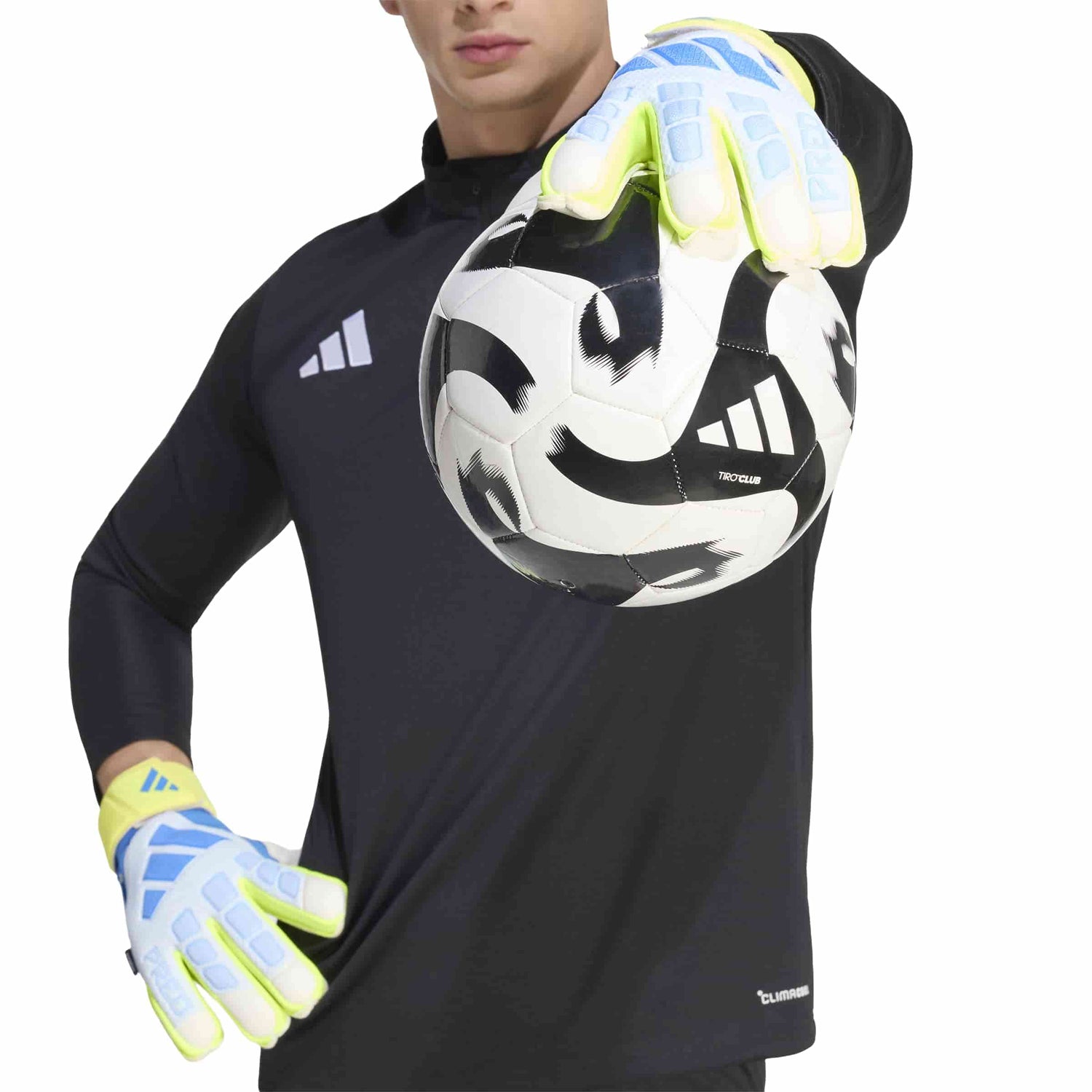 adidas Predator Match Goalkeeper Gloves Fingersave Goalkeeper Gloves adidas 