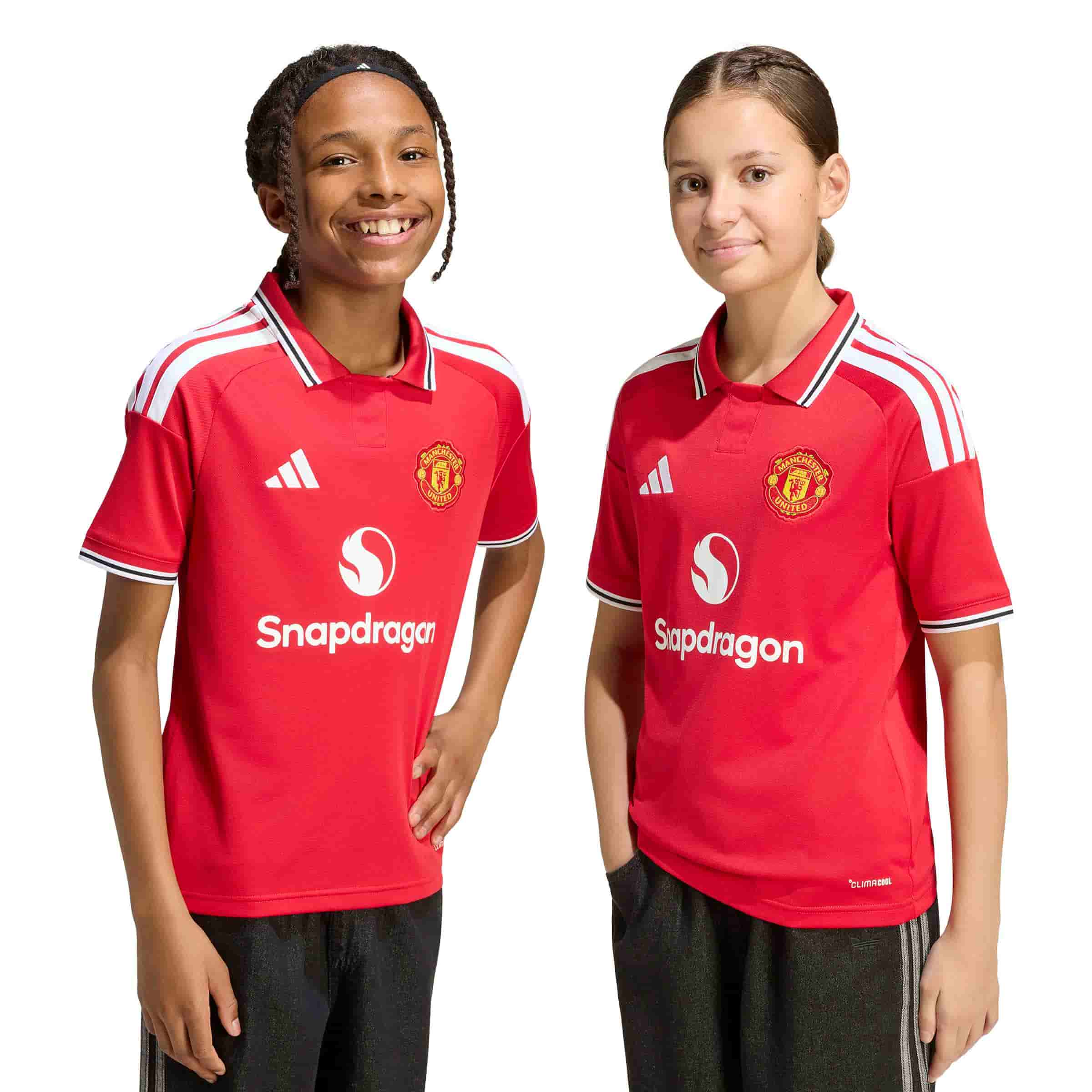 Manchester United 26/27 Home Jersey Youth front view
