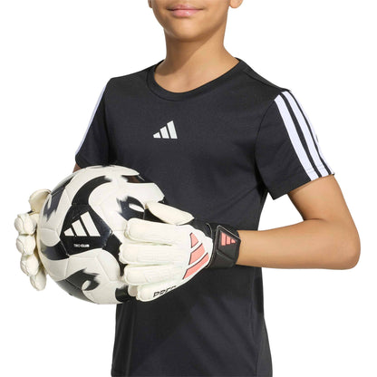 adidas Predator Match Fingersave Goalkeeper Glove Youth Goalkeeper Gloves adidas 