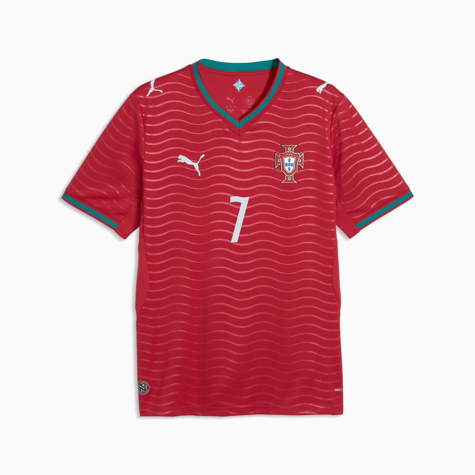 Portugal Home Jersey Player Ronaldo Official Jerseys PUMA 