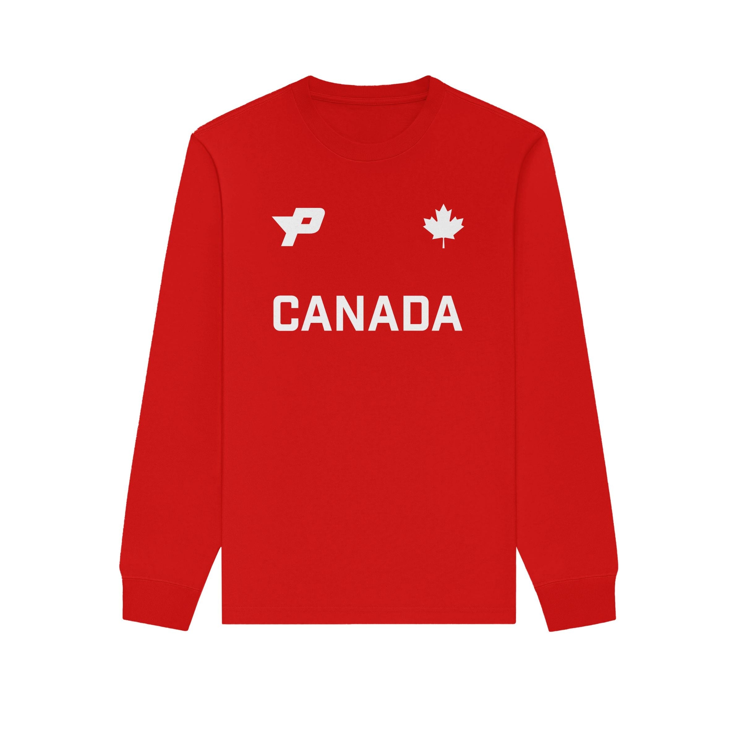 Premium Soccer Long Sleeves T-Shirt Lifestyle Wear Premium Soccer Red XS 