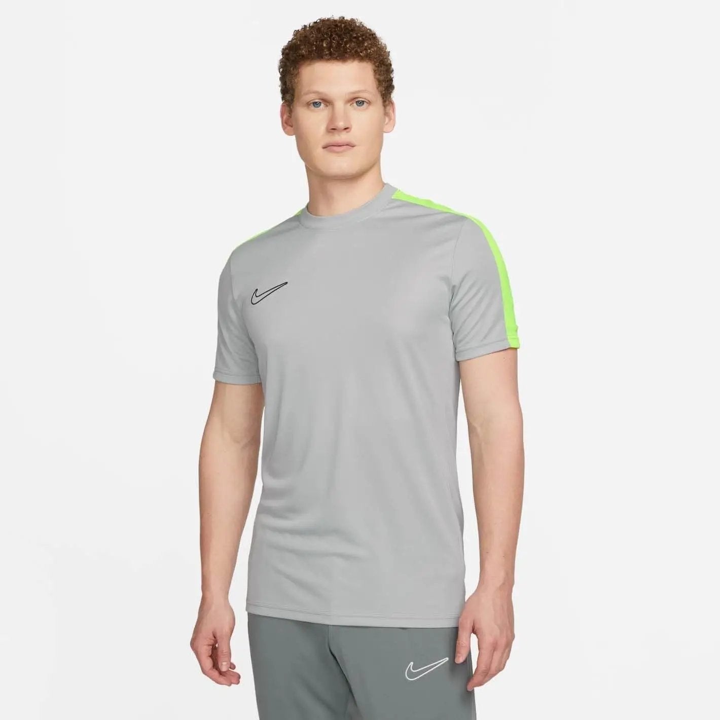Nike Dri-FIT Academy Training Tops Nike Grey / Yellow XS 